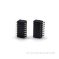 1,27 mm Cabeçalho feminino Dual Linha de entrada